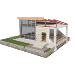 reinforced concrete house