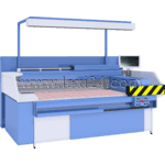 fabric-cutting machine
