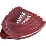 baseball glove: bottom view